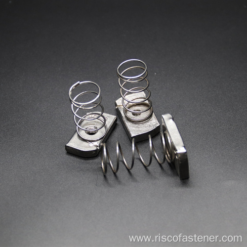 Customized Stainless Steel Channel Spring Nut